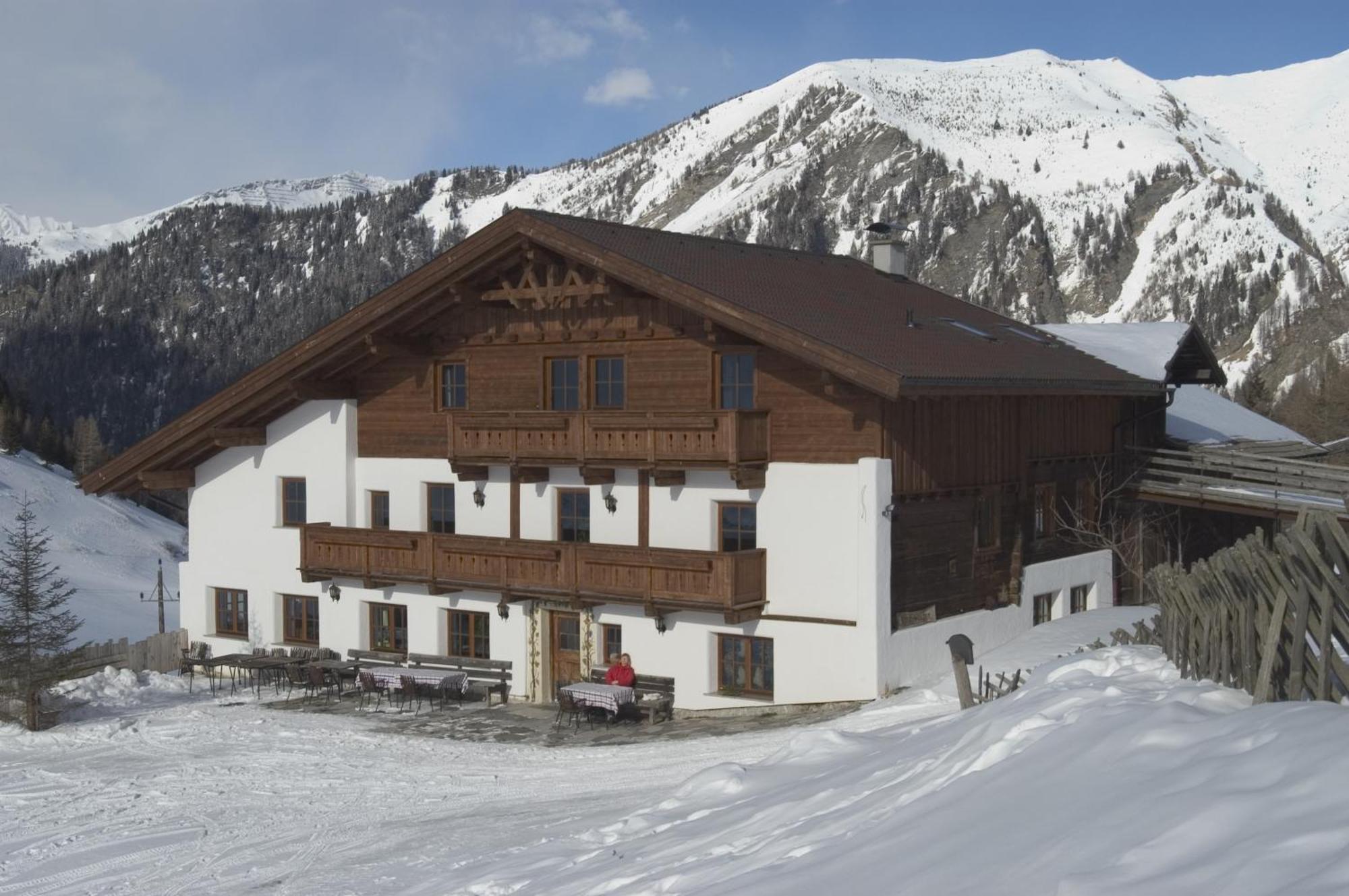 Berggasthof Steckholzer Sankt Jodok am Brenner Exterior foto